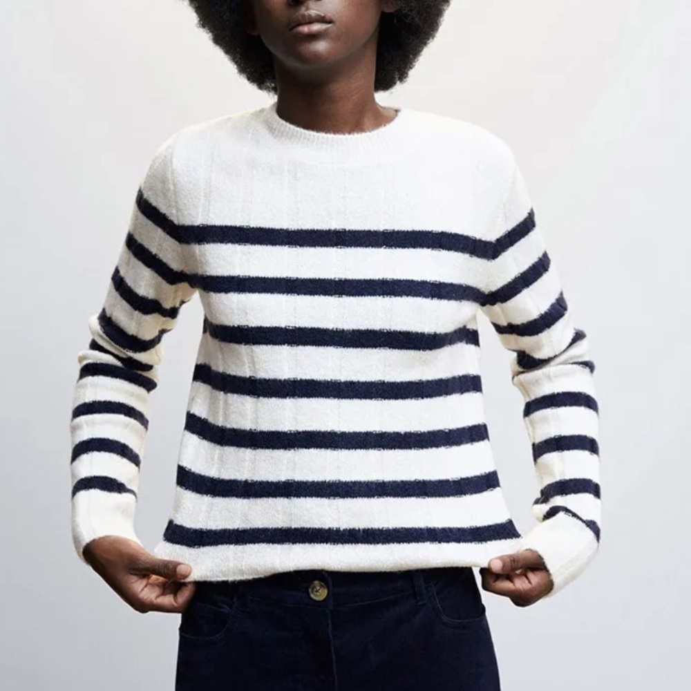 Mango striped sweater